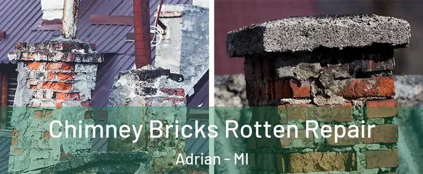  Chimney Bricks Rotten Repair Adrian - MI