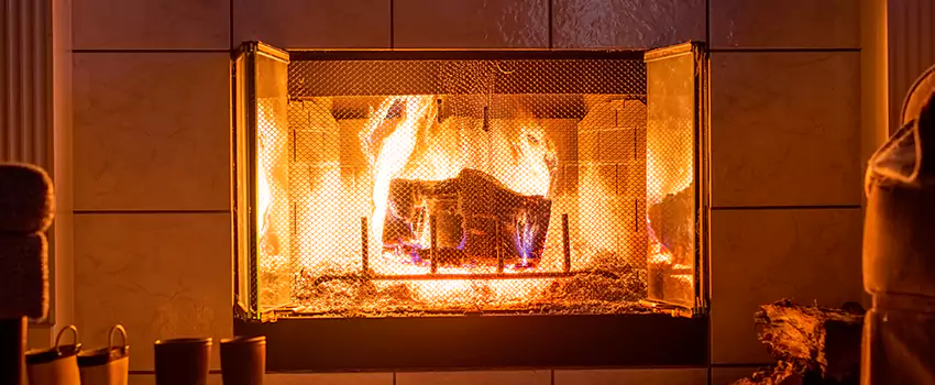Mendota Hearth Landscape Fireplace Installation in Adrian, Michigan