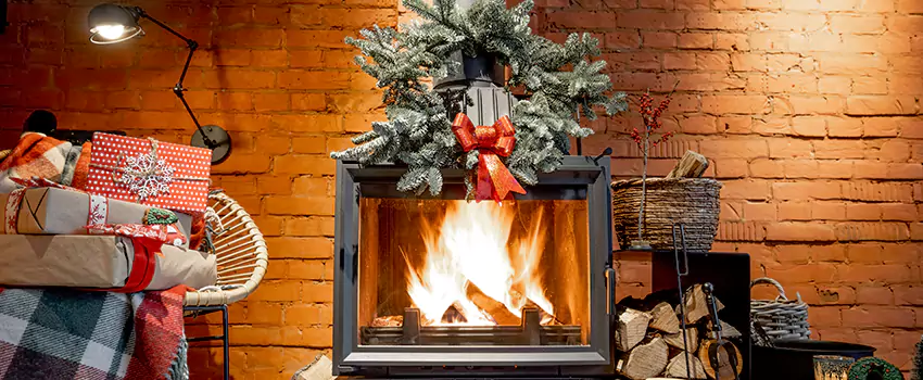 Travis Industries Linear Gas Fireplace Installation in Adrian, Michigan
