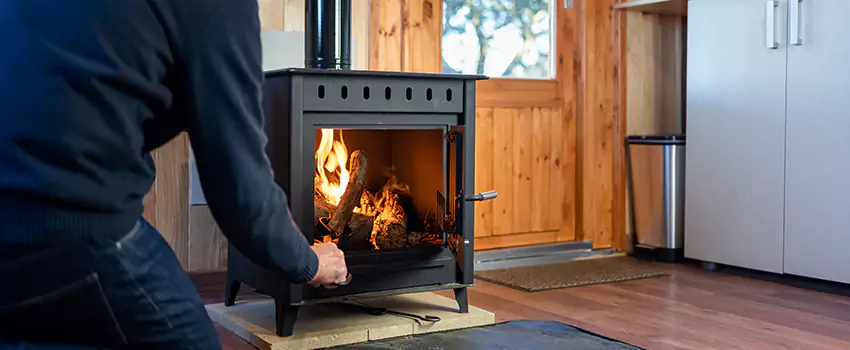 Open Hearth Wood Fireplace Installation in Adrian, MI