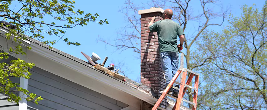 Vinyl and PVC Chimney Flashing Installation in Adrian, MI