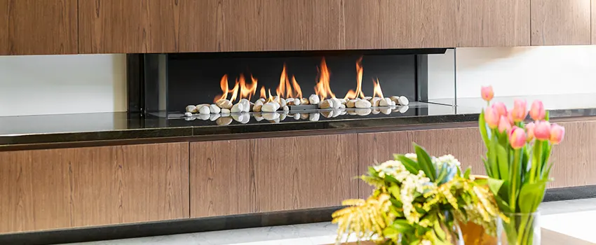 Double-height Fireplace Design Refurbishment in Adrian, Michigan